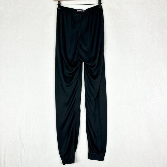 Vintage Patagonia Womens Capilene Base Layer Pants Size Medium Black Outdoor - Picture 2 of 7